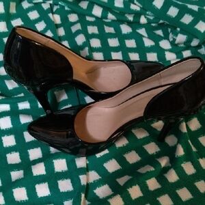 Elegant Black Patent Leather Heels